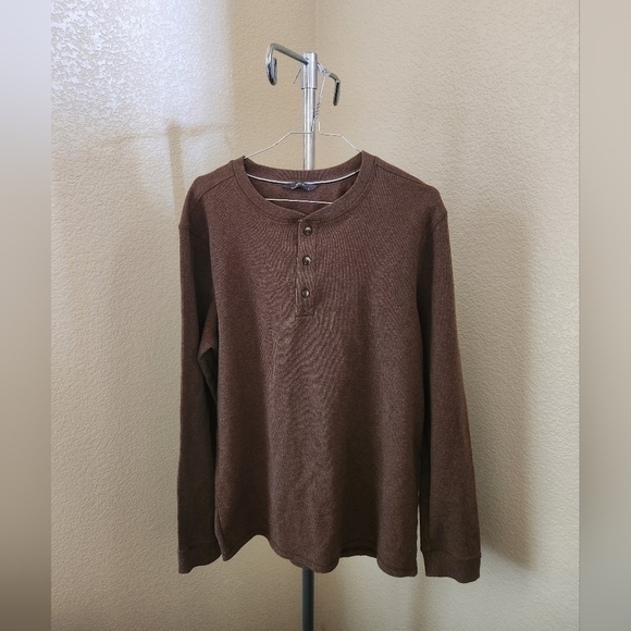 Thermal Henley Long Sleeve Pullover - Picture 1 of 4